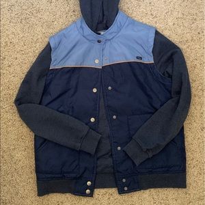 RVCA Vest with Cotton-Polyester Sleeves